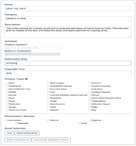 An alternative view of the staff page